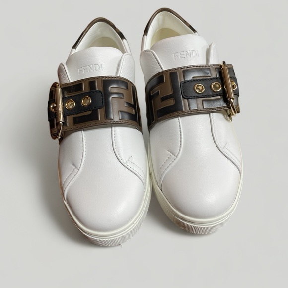 Fendi FF Logo Buckle Women’s Sneakers - Picture 1 of 7